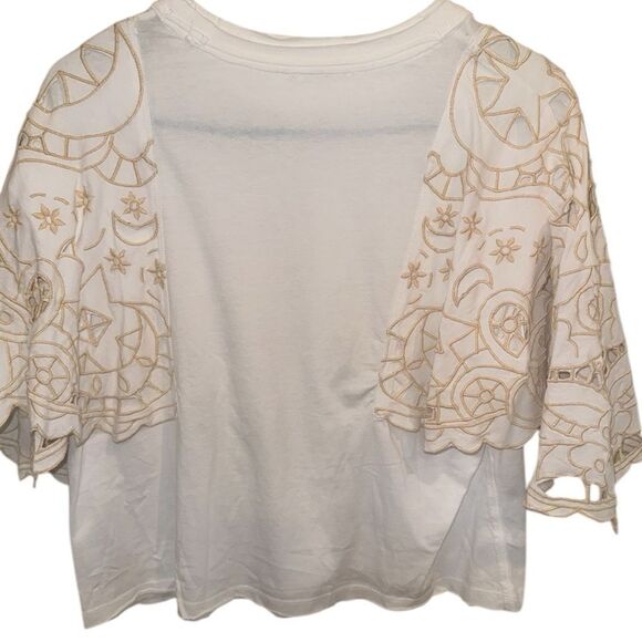 NWTs Free People Angel Tee in Ivory Size Small - Picture 7 of 7